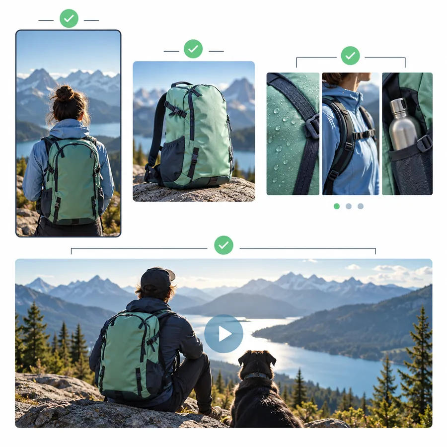Social media content managed in one organized workspace