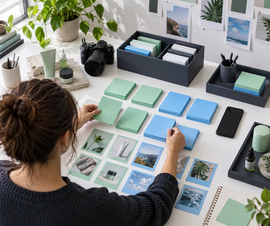 Creator organizing a launch sequence